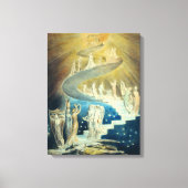 William Blake Jacob's Ladder Canvas Afdruk (Voorkant)