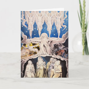 William Blake Kaart: Voor de Goddelijke Troon Feestdagen Kaart