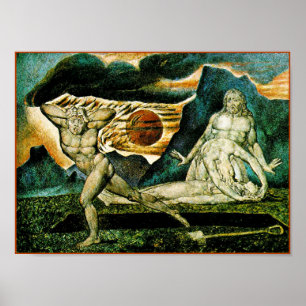 William Blake: Lichaam van Abel gevonden door Ada Poster