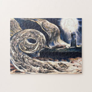 William Blake Lovers' Whirlwind illustreert de hel Legpuzzel