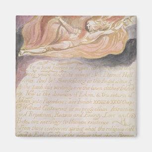 William Blake "Met een nieuwe hemel" Magneet