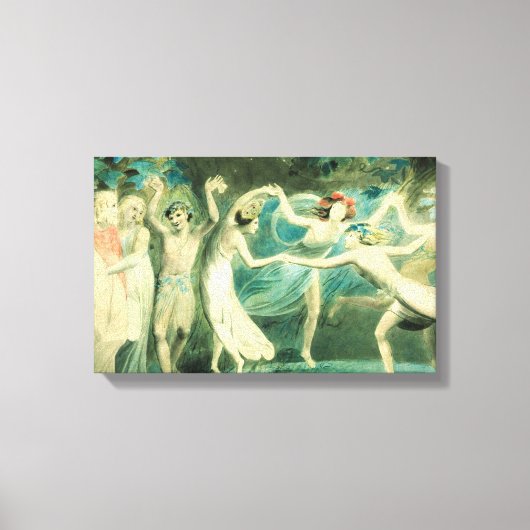 William Blake Midsummer Night’s Dream Canvas Print (Voorkant)