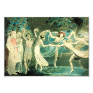 William Blake MidSummer Night's Dream Print Foto Afdruk