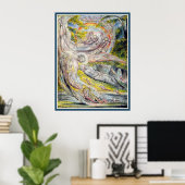 William Blake: Milton's mysterieuze droom Poster (Thuiskantoor)