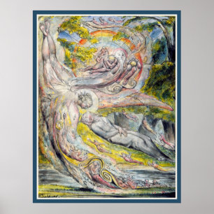 William Blake: Milton's mysterieuze droom Poster