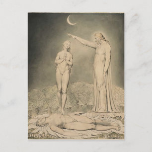 William Blake: Milton's Paradise Lost Briefkaart
