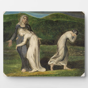 William Blake Naomi entreating Ruth and Orpah to Fotoplaat