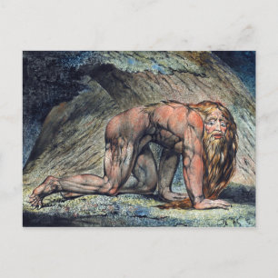 William Blake Nebuchadnezzar Briefkaart