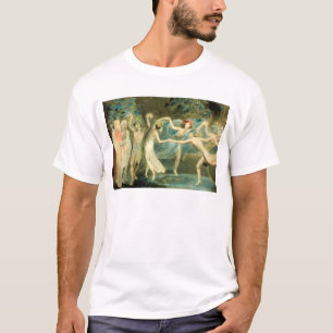 William Blake Oberon, Titania en Puck met Feeën T-shirt