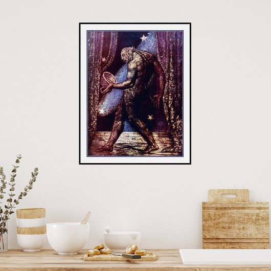 William Blake Poster : Le fantôme d'une puce (Cuisine)