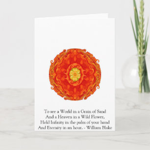 William Blake Quote Kaart