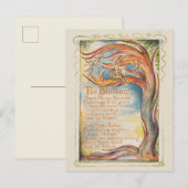 William Blake "The Blossom" Briefkaart (Voorkant / Achterkant)