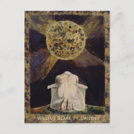 William Blake Urizen CC0486 Briefkaart (Voorkant)