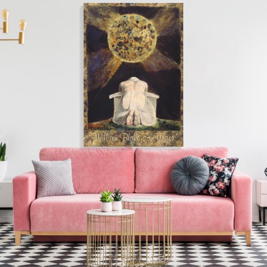 William Blake Urizen CC0487 Canvas Afdruk (Insitu (Woonkamer))