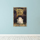 William Blake Urizen CC0487 Canvas Afdruk (Insitu (Houten vloer))