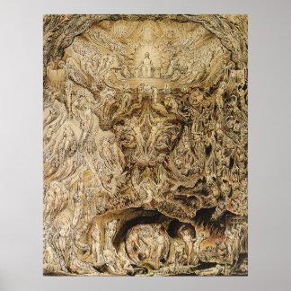 William Blake: Visie op het laatste vonnis Poster