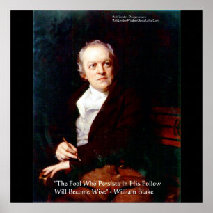William Blake "Word Wise" Wisdom-Posters Poster