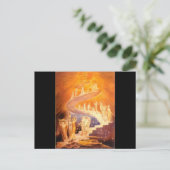 William Blake's Jacob's Ladder Briefkaart (Staand voorkant)
