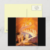 William Blake's Jacob's Ladder Briefkaart (Voorkant / Achterkant)