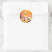 William Blake's Jacob's Ladder Ronde Sticker (Tas)