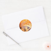 William Blake's Jacob's Ladder Ronde Sticker (Envelop)