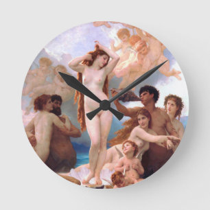 William Bouguereau - De geboorte van Venus 1879 Ronde Klok