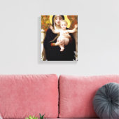 William Bouguereau - De Madonna van de Lelies Canvas Afdruk (Insitu (Woonkamer))