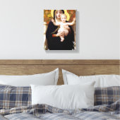 William Bouguereau - De Madonna van de Lelies Canvas Afdruk (Insitu (Slaapkamer))