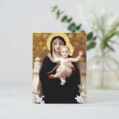 William Bouguereau - De Madonna van de Lilies Briefkaart (Staand voorkant)