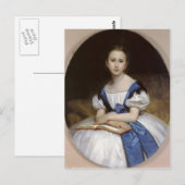 William Bouguereau-Portret van Mlle Brissac Briefkaart (Voorkant / Achterkant)