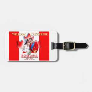William & Catherine Canada Royal Tour Commemoratio Bagagelabel