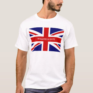 William & Catherine De koninklijke bruiloft T-shirt