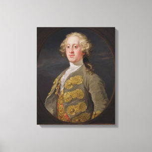 William Cavendish, Marquess of Hartington, later 4 Canvas Afdruk