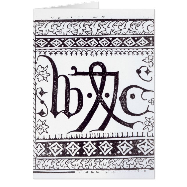 William Caxton's Print Mark (Voorkant)