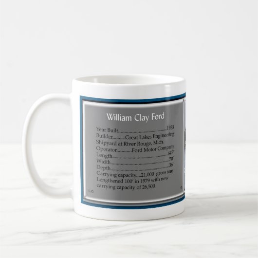 William Clay Ford info mug (Gauche)