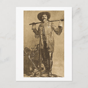 William Cody - Frontiersman (Sepia) Briefkaart