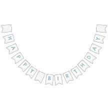 William Confetti Waterverf Stippen Bunting Flag