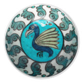 William De Morgan Dragon Ceramic Knob Keramische Knop (Voorkant)