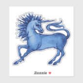 William De Morgan Eenhoorn Vinyl Stickers (Vel)