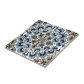 William De Morgan Floral Pattern Tegeltje (Zijkant)