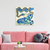 William De Morgan Le Tigre Et La Toile De Serpent (Insitu(Salon))