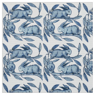 William De Morgan Rabbits Textiles Stof