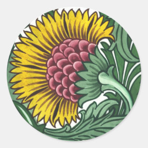 William de Morgan Tegel Ronde Sticker