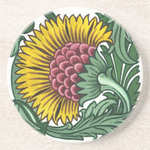 William de Morgan Tegel Zandsteen Onderzetter