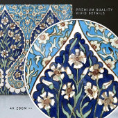 William De Morgan Unrelease Floral Timeless Tegeltje