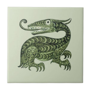 William De Morgan's Jabberwock Tegeltje