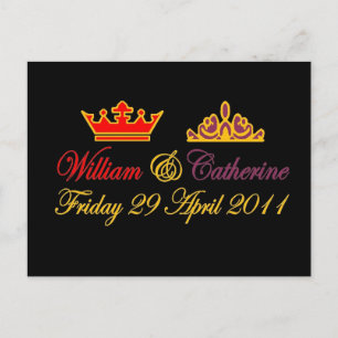 William en Catherine Royal Wedding Briefkaart