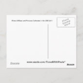 William en Kate USA Briefkaart (Achterkant)