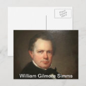 William Gilmore Simms Briefkaart (Voorkant / Achterkant)