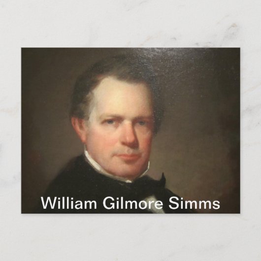 William Gilmore Simms Briefkaart (Voorkant)